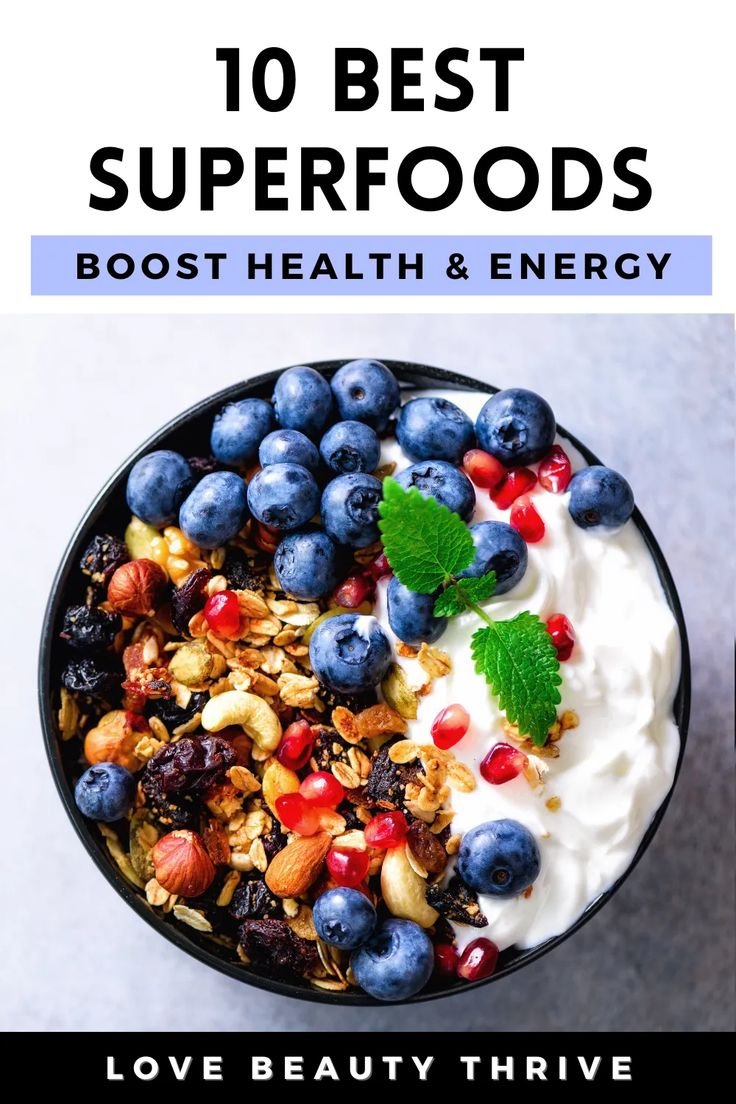 Top 7 Superfoods to Include in Your Diet for Better Energy